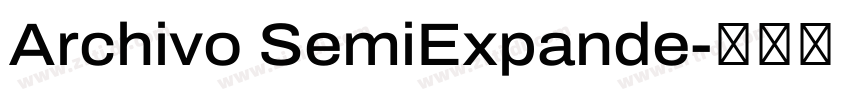 Archivo SemiExpande字体转换